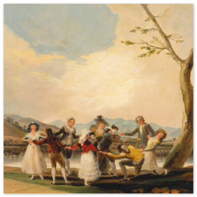 Francisco José de Goya, Das Blindekuhspiel, Poster Blindekuh Blinde Kuh