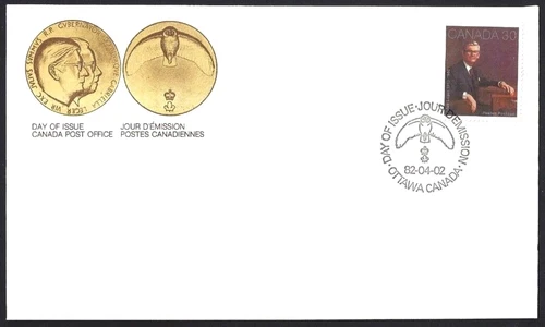 🍁Canada    #914      "Jules Leger"    Brand New 1982 First Day Cover