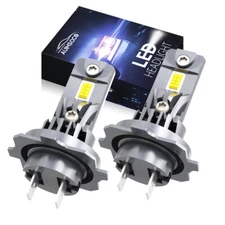 2X H7 LED Headlight Bulb Kit High Low Beam 6500K Super Bright White 20000LM