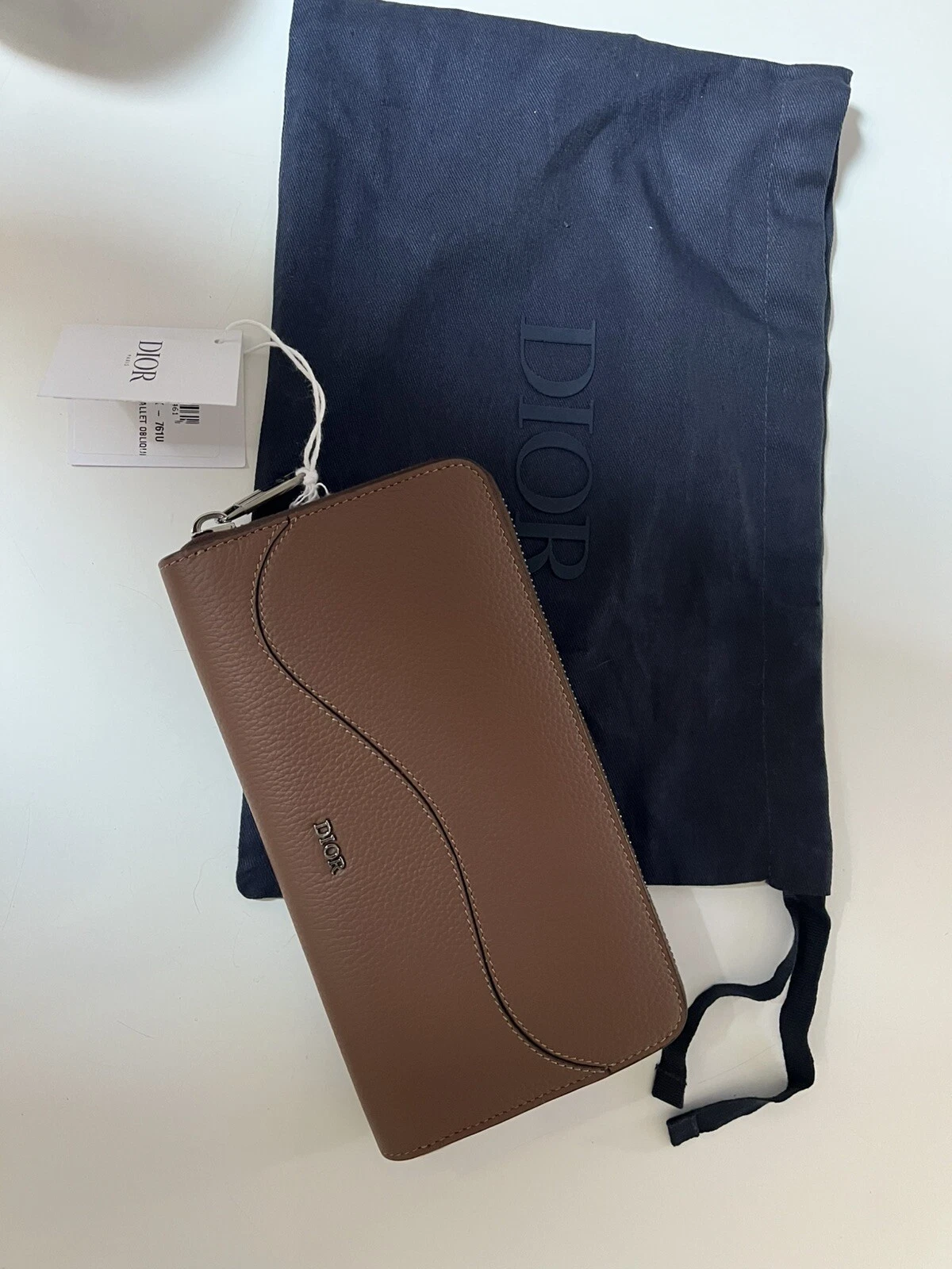 portefeuille Long Saddle Dior neuf