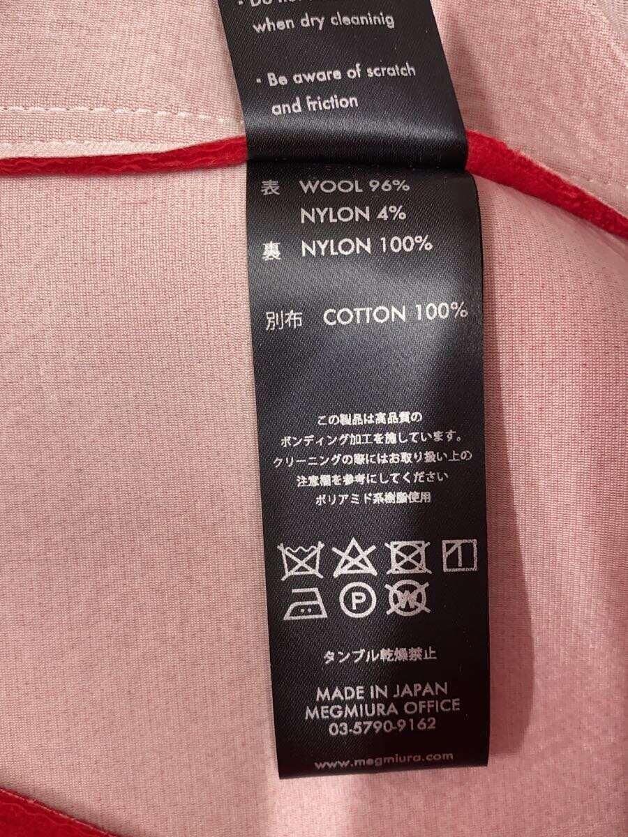 Other Brands Duffle Coat MEGMIURA 36 Wool Red Plain MM Other Brands Duffle Coat MEGMIURA 36 Wool Red Plain MM
