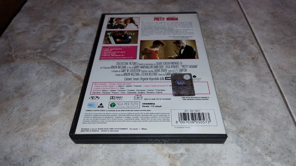 DVD JULIA ROBERTS PRETTY WOMAN VERSIONE VENDITA SPECIAL EDITION COME NUOVO - Immagine 2 di 3