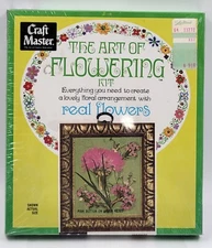 Craft Master The Art of Flowering kit, Pink Button On Green, 40309