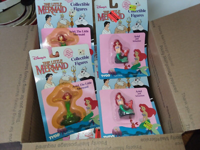 TYCO Disney's THE LITTLE MERMAID PVC figures (15) 5 ARIEL, 10 ARIEL & SEBASTIAN