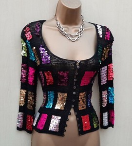 black crochet cardigan uk