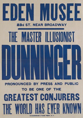 12906.Decor Poster.Room wall interior art design.Dunninger magic circus show