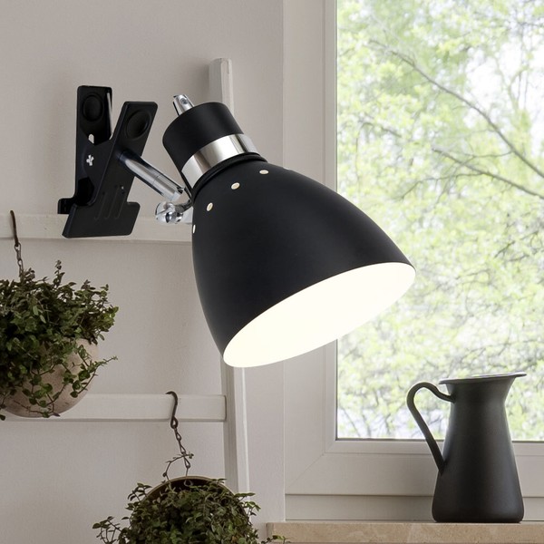 Klemm Leuchte Wand Strahler Schwenkbar Flur Ess Zimmer Beleuchtung Spot Lampe-image