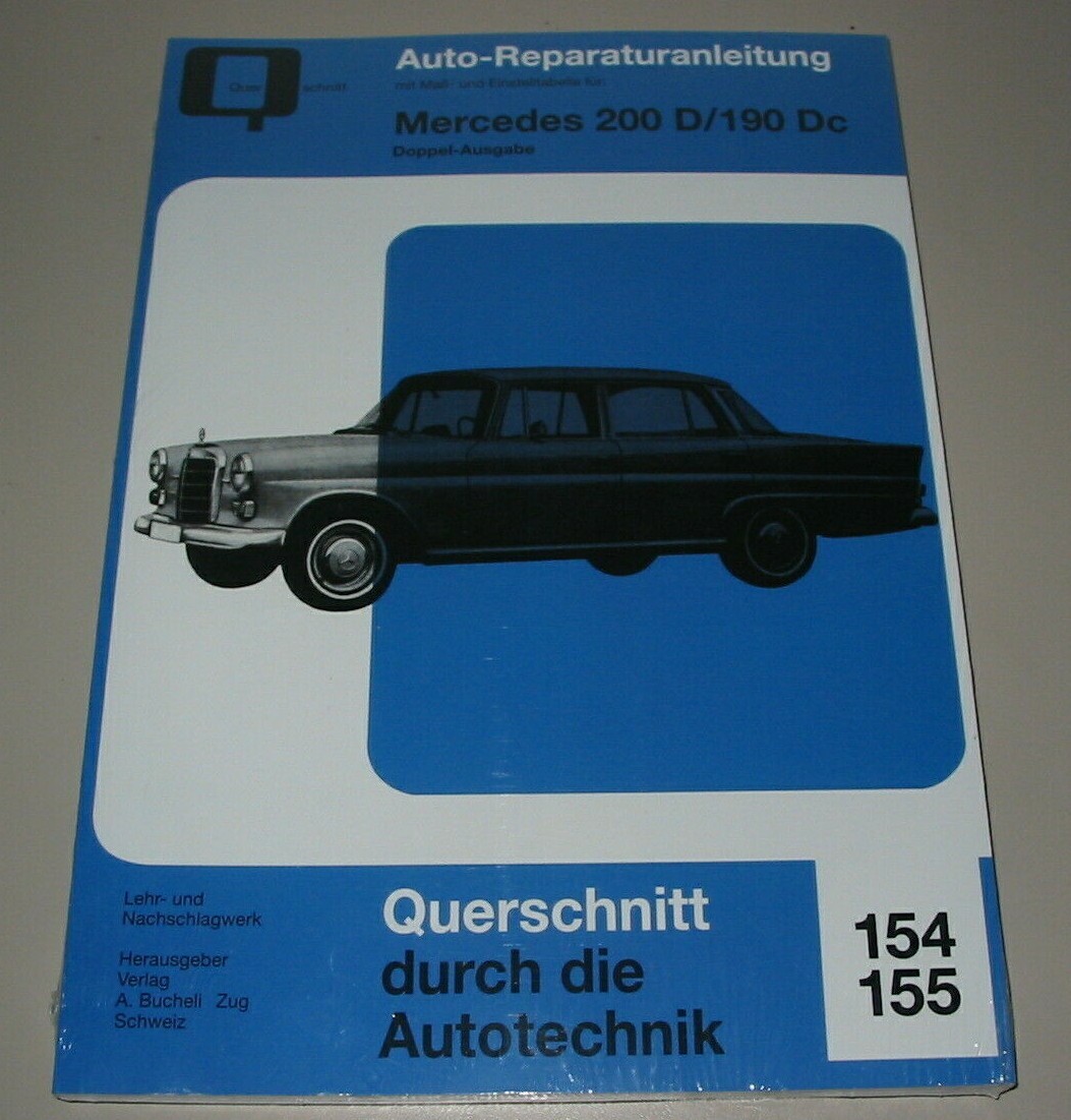 Thumbnail - Reparaturanleitung Mercedes 200 D / 190 Dc Typ W 110 Heckflosse 1961 -