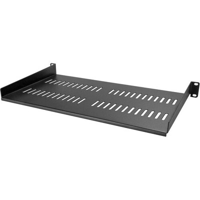 NEW Startech CABSHELFV1U Vented 1U Rack Shelf 10 in. Deep Universal 10in
