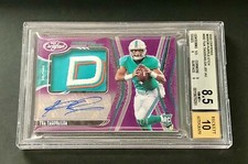 Tua Tagovailoa 2020 Certified Mirror Purple Rookie Patch Auto RPA 2/5 BGS 8.5/10