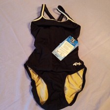Dolfin One Piece Practice Training Racing Racerback Swimsuit Sz 30 NWT