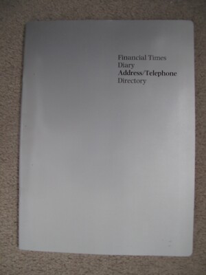 Financial Times Adress- & Telefonbuch - Reiterverzeichnis