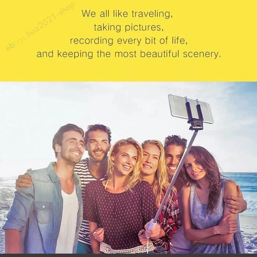 Retractable portable selfie stick phone tripod with wireless remote control - Picture 6 of 8