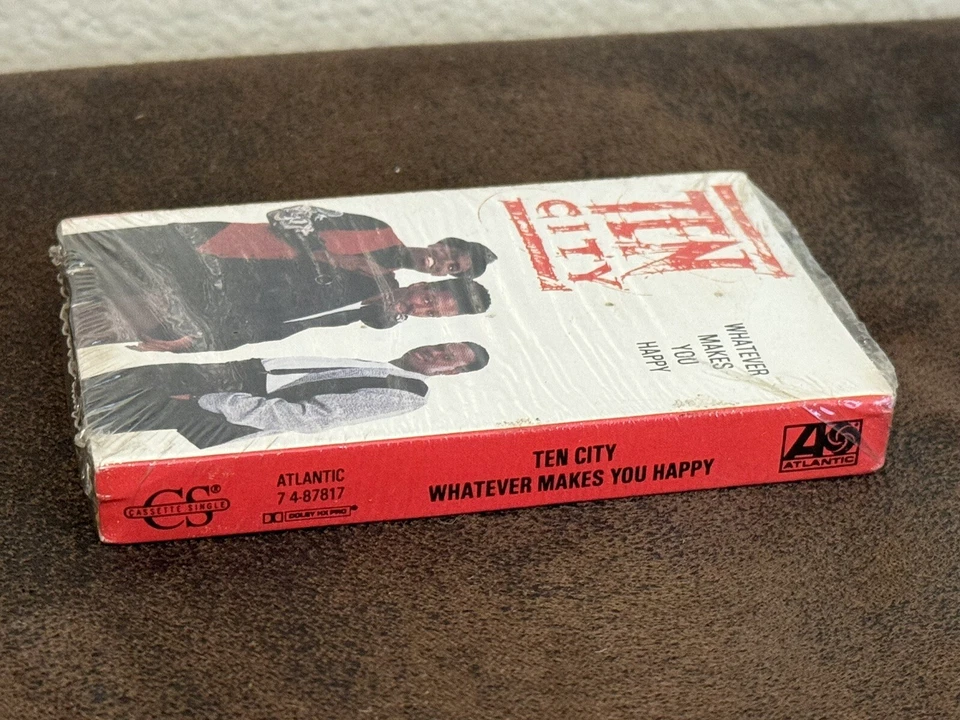 1990 Ten City Whatever Makes You Happy FACTORY SEALED CASSETTE SINGLE - Image 4 of 4