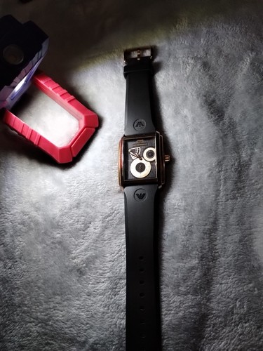Emporio Armani Meccanico mens square watch - Picture 2 of 5
