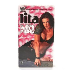 WWF Lita It Just Feels Right VHS Movie VCR Video Tape