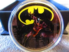 2021 BATMAN DC COMICS Justice League Colorized 1oz Silver Coin $2 Niue NZ MINT