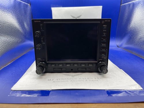 GARMIN GNS 530W WAAS GPS/NAV/COMM 14/28 VDC P/N 011-01064-40 WITH  FAA FORM 8130