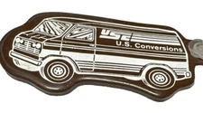 Vintage US Conversions USC Van Custom Customization Vehicle Auto Keychain