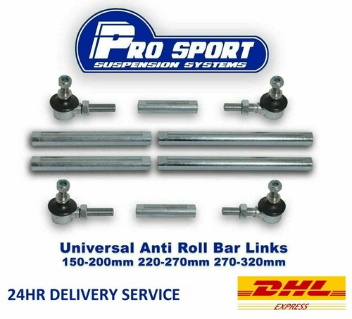 NEW PROSPORT ADJUSTABLE DROP LINKS ANTI ROLL BAR LINKS KIT 150-320mm AUDI A6 C7 - 第 1/1 張圖片