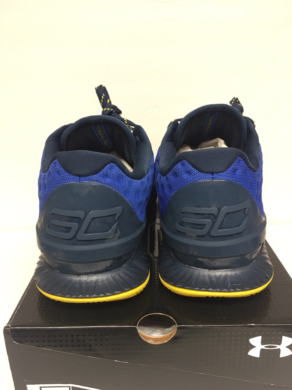 Under Armour Curry 1 Low Mens Size 8 Royal Taxi “Dub Nation” Basketball Shoes thumbnail 3