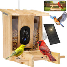   Smart Bird Feeder with Camera 2K HD Auto Detect  Notify AI Identify 10000 Bi