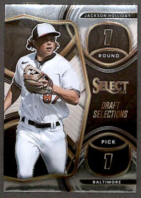 2023 Panini Select Draft Selections #DS6 Jackson Holliday Baltimore Orioles