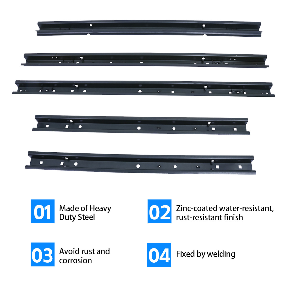 Bed Support Crossmembers for 99-07 Chevy Silverado/GMC Sierra 1500/2500/2500 HD