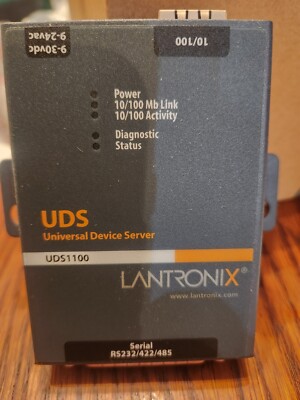 Lantronix UDS1100 Universal Device Server RS232/422/485 10/100 FREE S/H