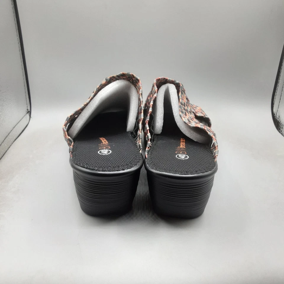 Sandalias Bernie Mev Bernadette para mujer 9M EU40 negras multi cuña C412 Foto 4 de 4