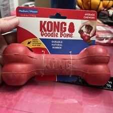 KONG Goodie Bone Puppy Treat Stuffable Medium Dog Teething Chew Toy.