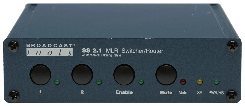 Broadcast Tools SS2.1 MLR TERM Balanced Audio Automation Switcher Router RS232 - Image 2 of 4