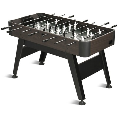 54X26'' Foosball Table Soccer Games Table Arcade Game Room Kids Adults w/ 2 Balls