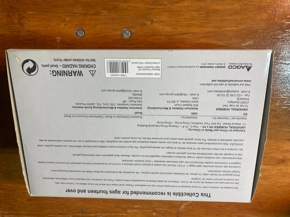 1/16 Massey Ferguson 50 High clearance (1959) Tractor UH4200 Universal Hobbies - Image 4 of 4