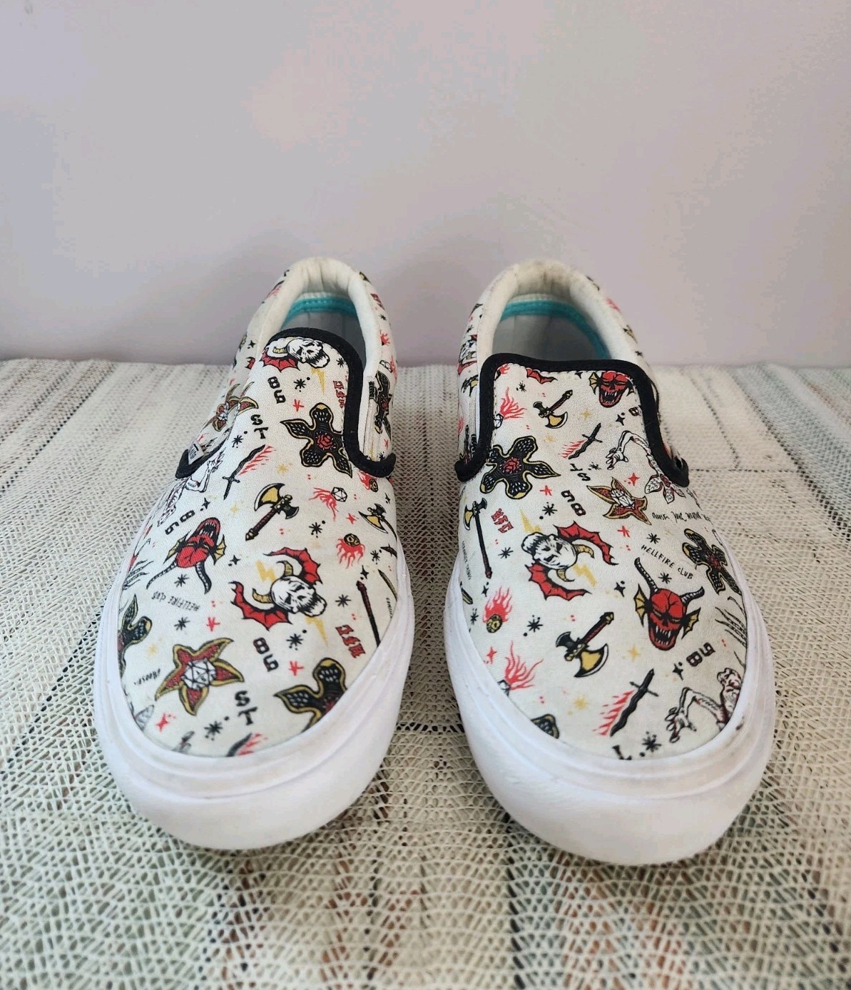 Vans x Stranger Things Customs Hellfire Club Slip… - image 1