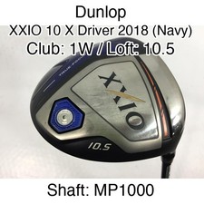 Dunlop XXIO 10 X Driver 2018 Navy 1W Driver 10.5 MP1000 Regular Right-Handed