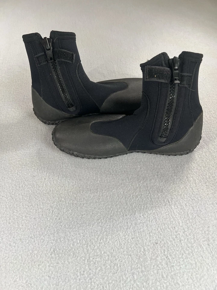 NeoSport Traje de Neopreno Buceo 7mm Botas Negro Cremallera Talla 10 Foto 2 de 4