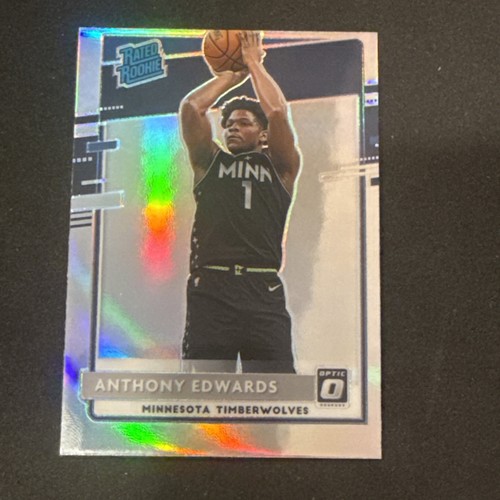 2020-21 Panini Donruss Optic Rated Rookie Anthony Edwards #151 Holo Prizm (RC)