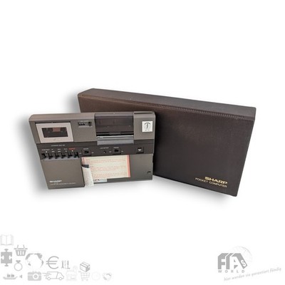 SHARP CE-125 Taschen Pocket Computer Printer and Micro Cassette Recorder  Neu