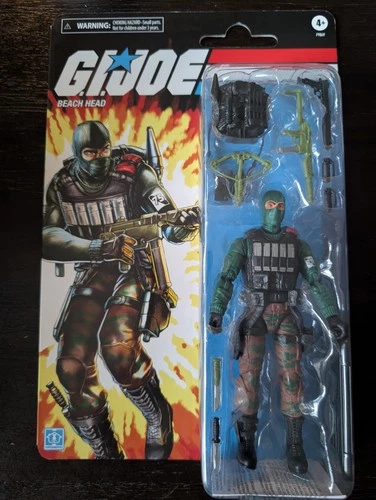 BEACH HEAD - GI Joe Classified Series Retro Carded 6" Figure Hasbro 2024 - NEW!