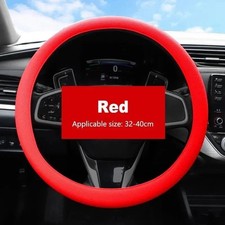 Auto Car Silicone Steering Wheel Cover Non-slip Grip Universal For 13-16.5inch