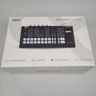 OSEE GoStream Duet 8 ISO 8 Channels SDI HDMI Video Switcher Panel Live Streaming