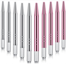 10 Pieces Microblading Pens Manual Eyebrow Microblade Pens Aluminum Hand Tools