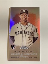 2022 Topps Allen & Ginter Chrome Julio Rodriguez Rookie Design Variation Seattle