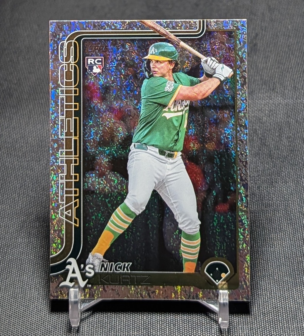 Nick Kurtz Holo Foil Rookie RC 2025 Topps Update Series Card #US201 Athletics