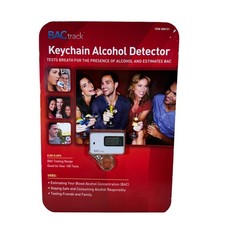 BACtrack Keychain Alcohol Detector White Digital Breathalyzer 906721 New in Box