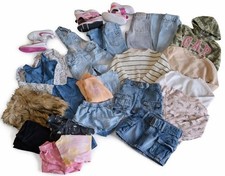 Girls 25pc Clothing Lot Size 7/8 Tops Leggings Jeans Active School Play Dance