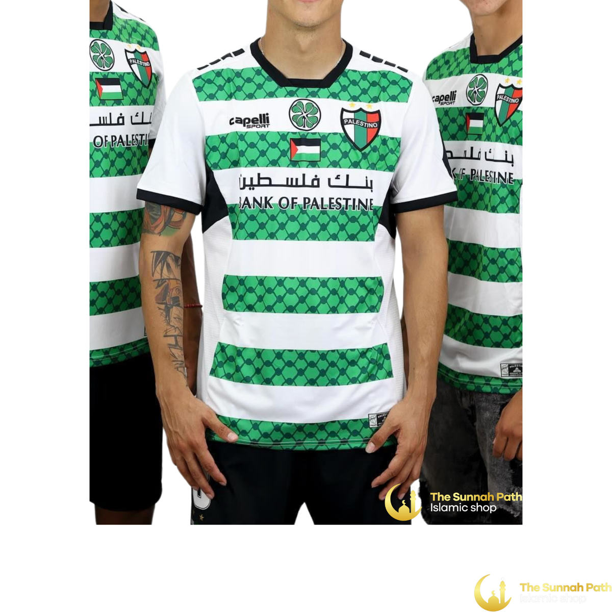 CAPELLI PALESTINO x CELTIC JERSEY PALESTINE FOOTBALL SHIRT SOCCER IRELAND