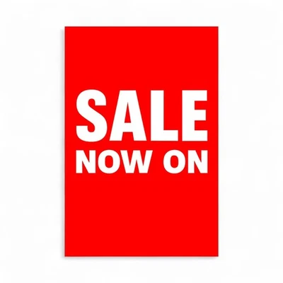 SHOPLINES SUPPLIES SALE Now On A1 Poster – Bold Retail Sign, Large, Durable, Easy to Hang Display