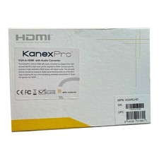 KanexPro VGA to HDMI Converter with Audio Boxed MPN VGARLHD Tested